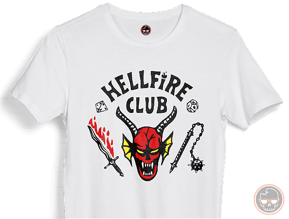 Camiseta SÉRIE Stranger Things 100% ALGODÃO Fio 30.1 Penteado