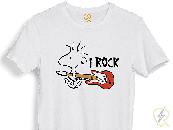 Camiseta I Rock Woodstock malha 100% ALGODÃO Fio 30.1 Penteado
