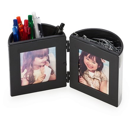 Porta Canetas em Acrilico com fotos Personalizado