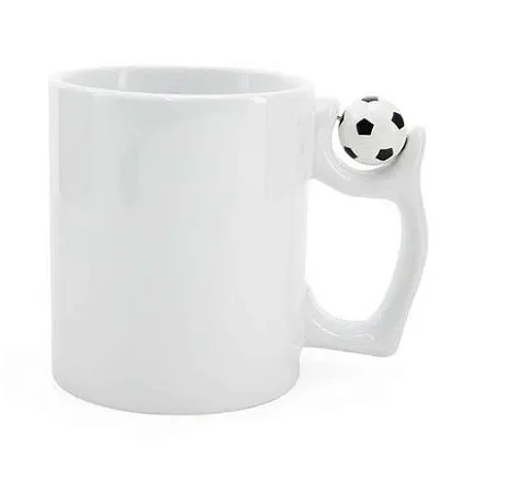 Caneca Cerâmica Bola Futebol Personalizada