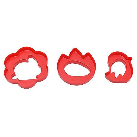 TUPPERWARE FORMINHA PARA BISCOITO VERMELHO