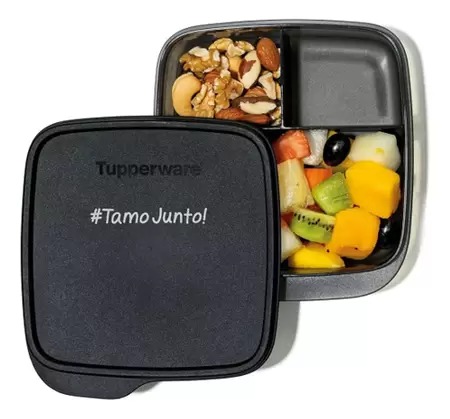 Tupperware Basic Line com Divisórias 550ml Tamo Junto