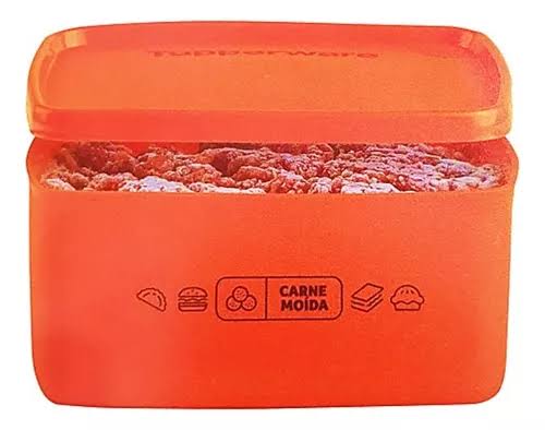 Tupperware Jeitosinho Mix Carne Moída 400ml Laranja