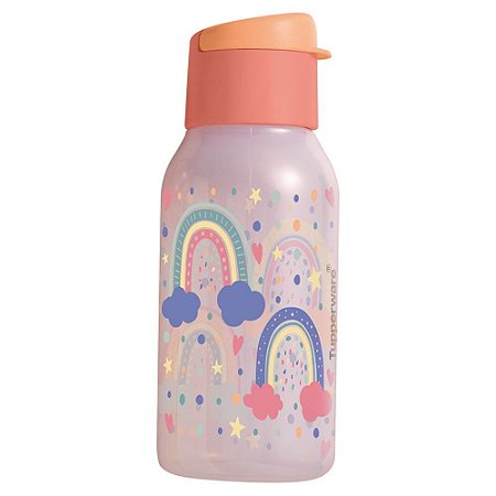 Tupperware Garrafa Eco Tupper Arco Iris 350ml