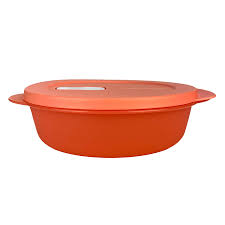 Tupperware Tigela Cristalwave Geração ll 1 litro Laranja