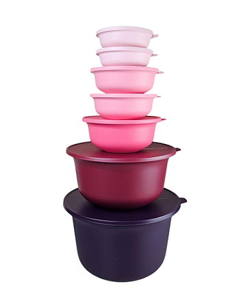 Tupperware Kit Aloha 7 peças
