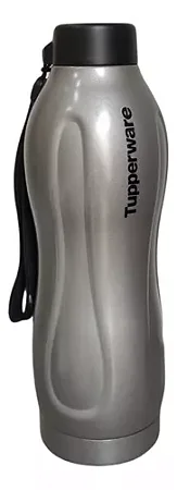 Tupperware Garrafa Eco Tupper Redonda Inox Térmica 550 ml