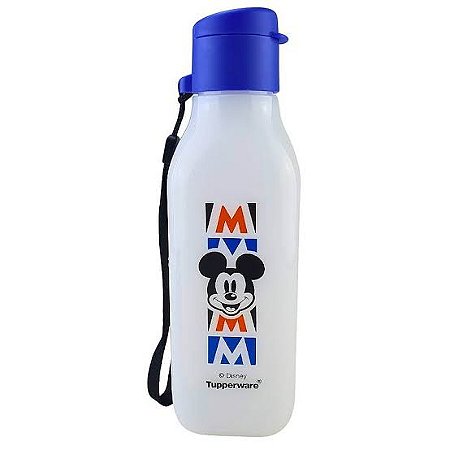 Tupperware Garrafa Eco Tupper Quadrada Plus M de Mickey 500ml
