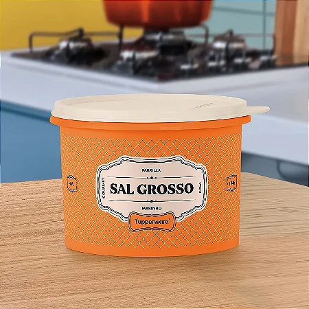 Tupperware Caixa Sal Grosso Essences 1kg