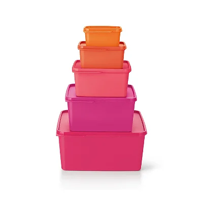 Tupperware kit Basic Line 5 peças Verão