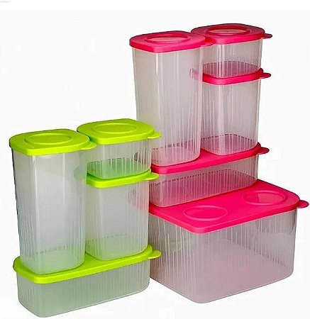 Tupperware kit Fresh Box 9 peças