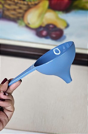 Tupperware Funil Azul Mineral