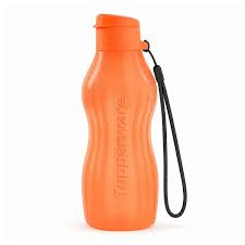 Tupperware Garrafa Eco Tupper Plus Freezer 470ml Laranja Néctar