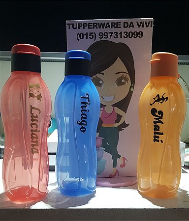 Tupperware Garrafa Eco Tupper personalizada 500ml