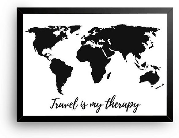 Quadro Mdf Mapa Mundi Com Moldura Branca Preta Loja Do Conexao Viagem Acessorios E Decoracao