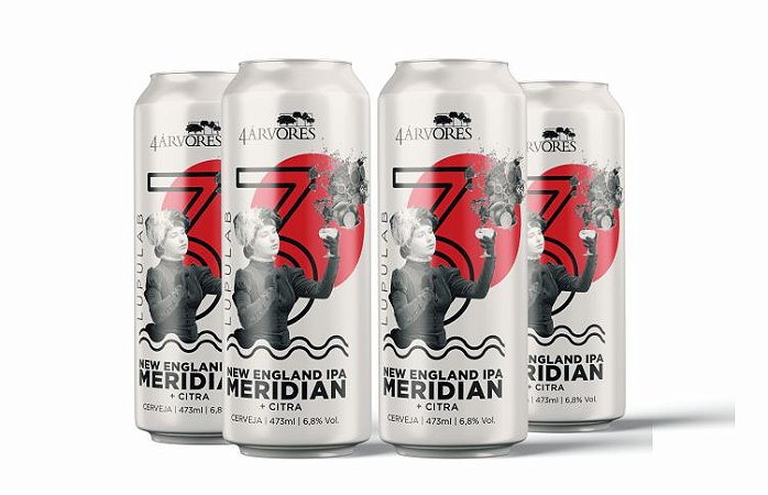 Pack 4 LUPULAB #003 - NEW ENGLAND IPA MERIDIAN + Citra