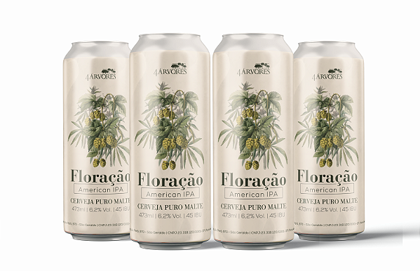 Pack 4 Floração - AMERICAN IPA