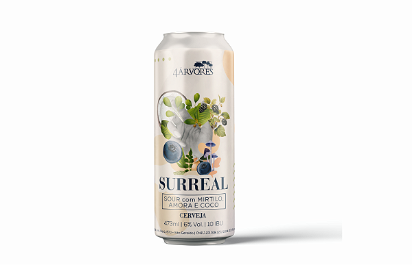 Surreal - Sour com Mirtilo, Amora e Coco
