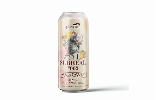 Surreal #002 - Sour com Maracujá, Caju e Sal Rosa