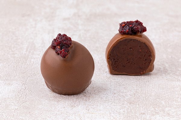 Trufa de Chocolate com Framboesa