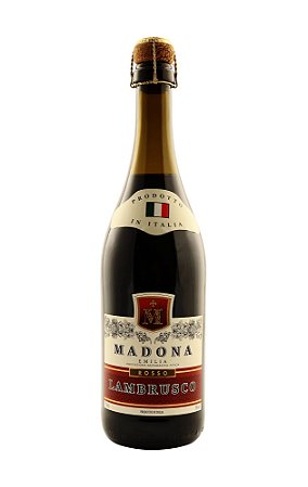 Vinho branco Madona lambrusco amabile italia