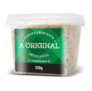 Farofa crocante lemon pepper 250g