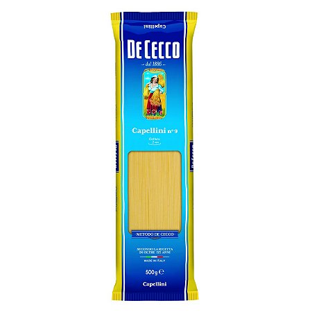 Macarrao italiano De Cecco capellini 500g