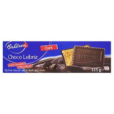 Biscoito alemão Bahlsen choco leibniz dark 125g