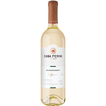 Vinho branco chardonnay seco Casa Perini 750ml