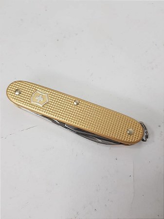 Canivete Pioneer Alox dourado ediçao limitada