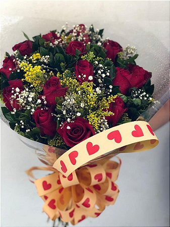 Buquê 15 Rosas