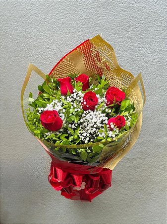 buque de rosas classico