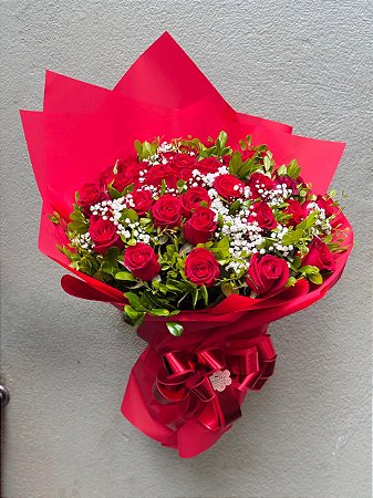 Buque 36 rosas premium