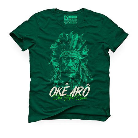 Camiseta Okê Arô Oxóssi