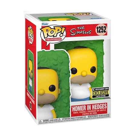 Funko Pop Television - Homer In Hedges - 1252