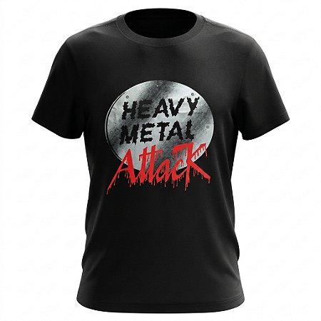 Camiseta Heavy Metal Attack - Logo