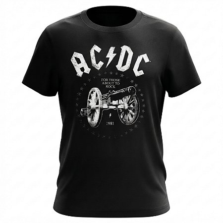 Camiseta AC/DC - For Those About To Rock