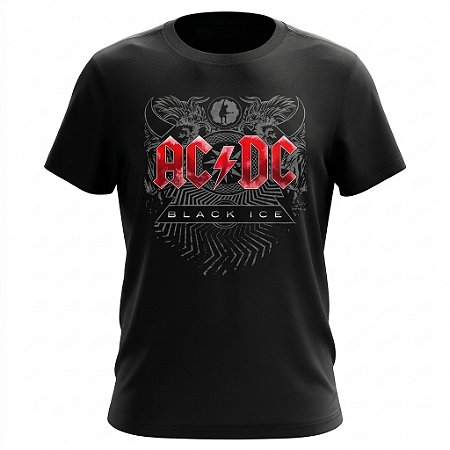 Camiseta AC/DC - Black Ice