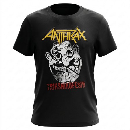 Camiseta Anthrax - Trihsnikufesin