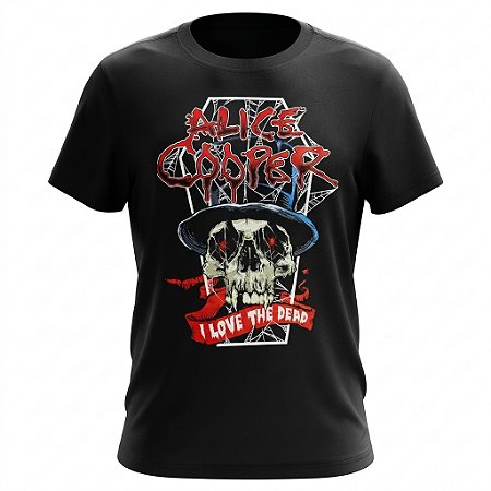 Camiseta Alice Cooper - I Love The Dead