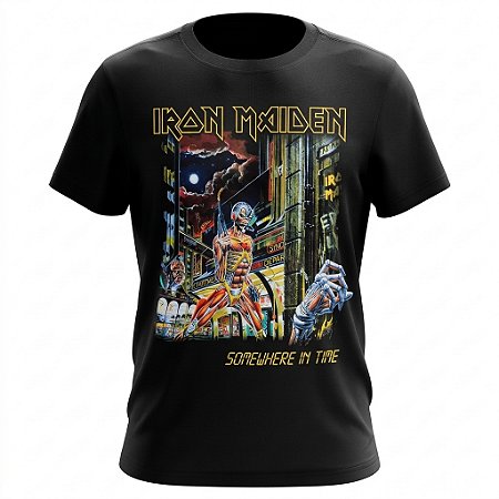 Camiseta Iron Maiden - Somewhere In Time - Consulado do Rock
