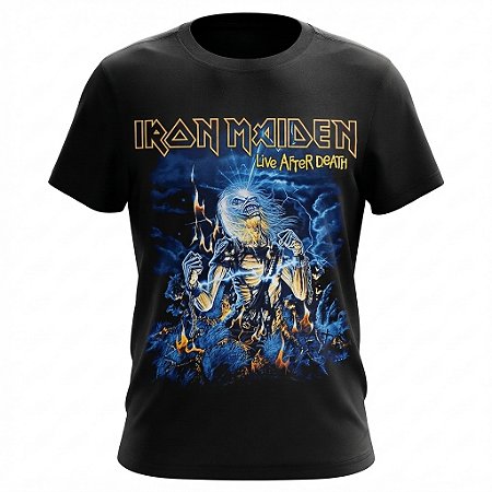 Camiseta Iron Maiden - Live After Death