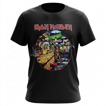Camiseta Iron Maiden - Brasil