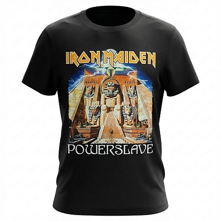 Camiseta Iron Maiden - Powerslave Album Cover