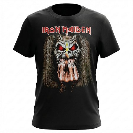 Camiseta Iron Maiden - Eddie Fuck You