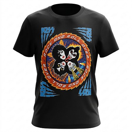 Camiseta Kiss - Rock And Roll Over