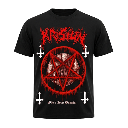 Camiseta Krisiun Black Force Domain