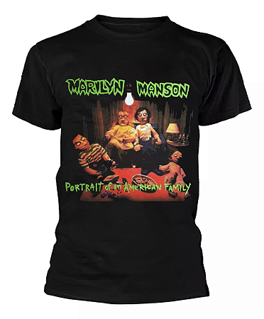 Camiseta Marilyn Manson - Portrait Of An American Family
