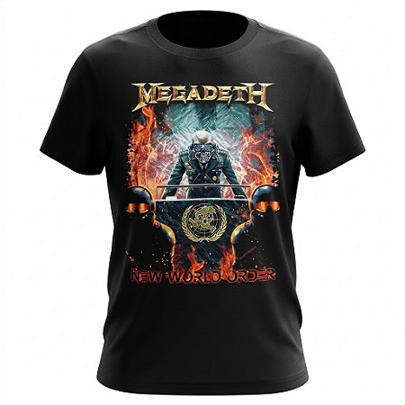 Camiseta Megadeth - New World Order