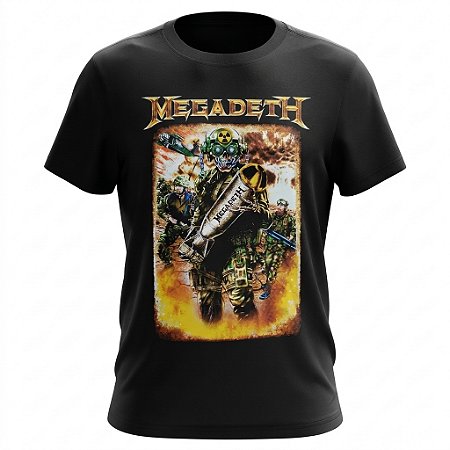 Camiseta Megadeth - Camo Man